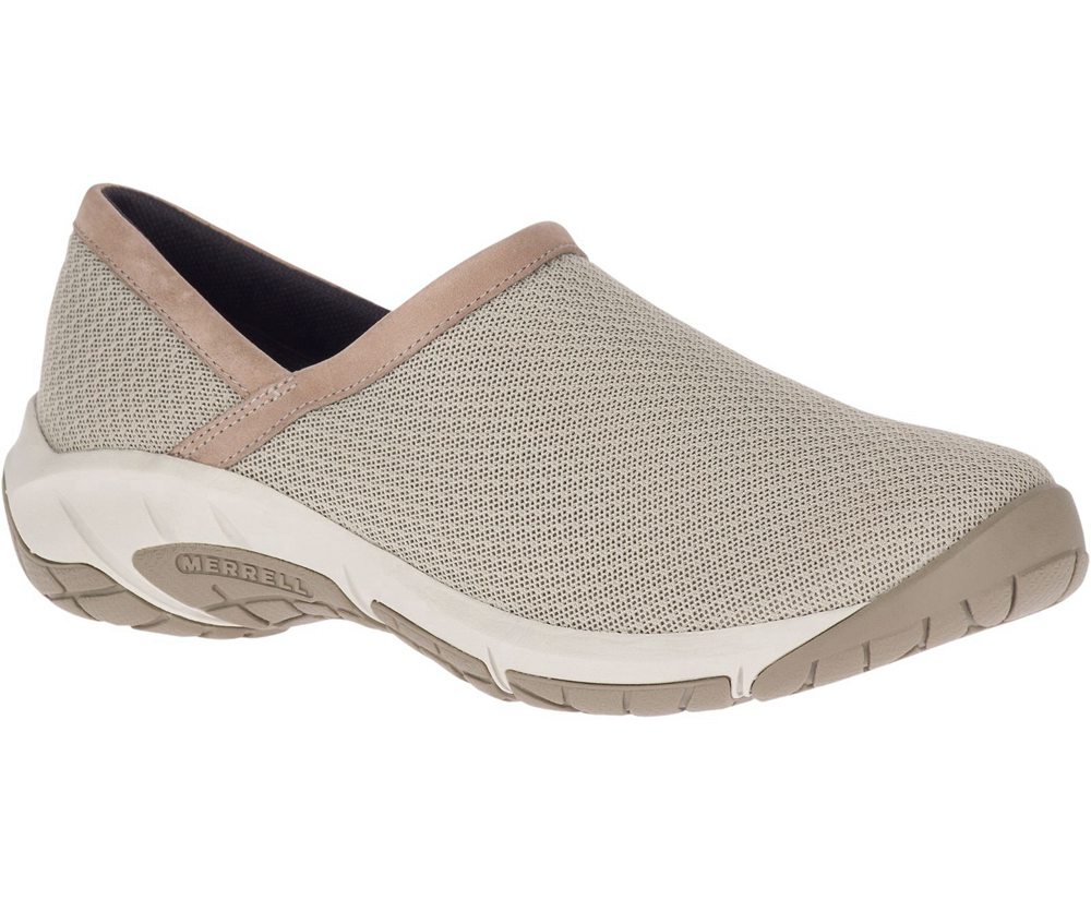 Merrell Slip Ons Grey - Encore Breeze Moc - Womens 43IHZUPQG